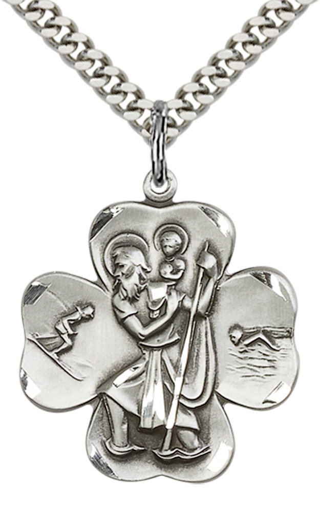 St christopher medal for men Clearance